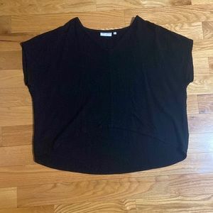 Only Child Mira Top in Cotton, Black, Size Medium/Large